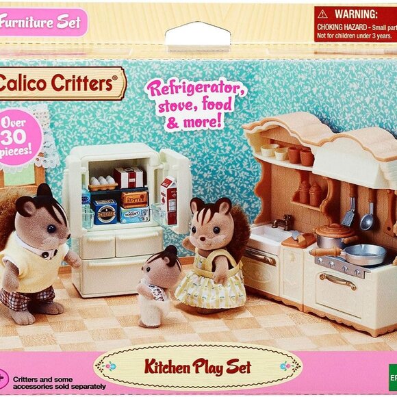 Calico Critters Kitchen Playset - Create Delicious Meals with Your Critters - Picture 1 of 2